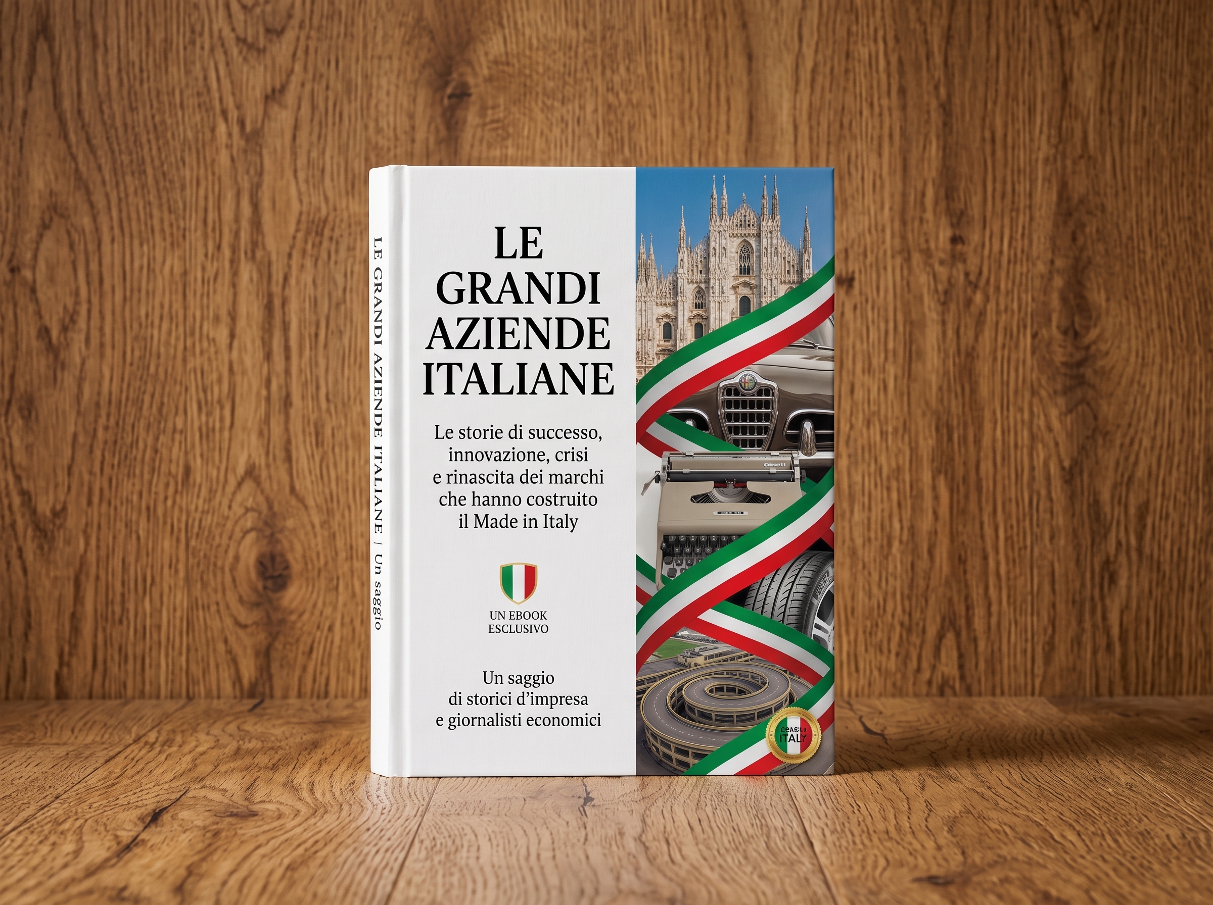 Mockup dell'E-book Le Grandi Aziende Italiane